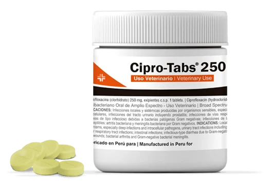 Cipro-Tabs 250 X 30 TAB (Ciprofloxacino 250mg)