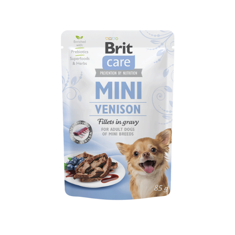 Brit Care Mini Pouch Filetes de Venado 85gr