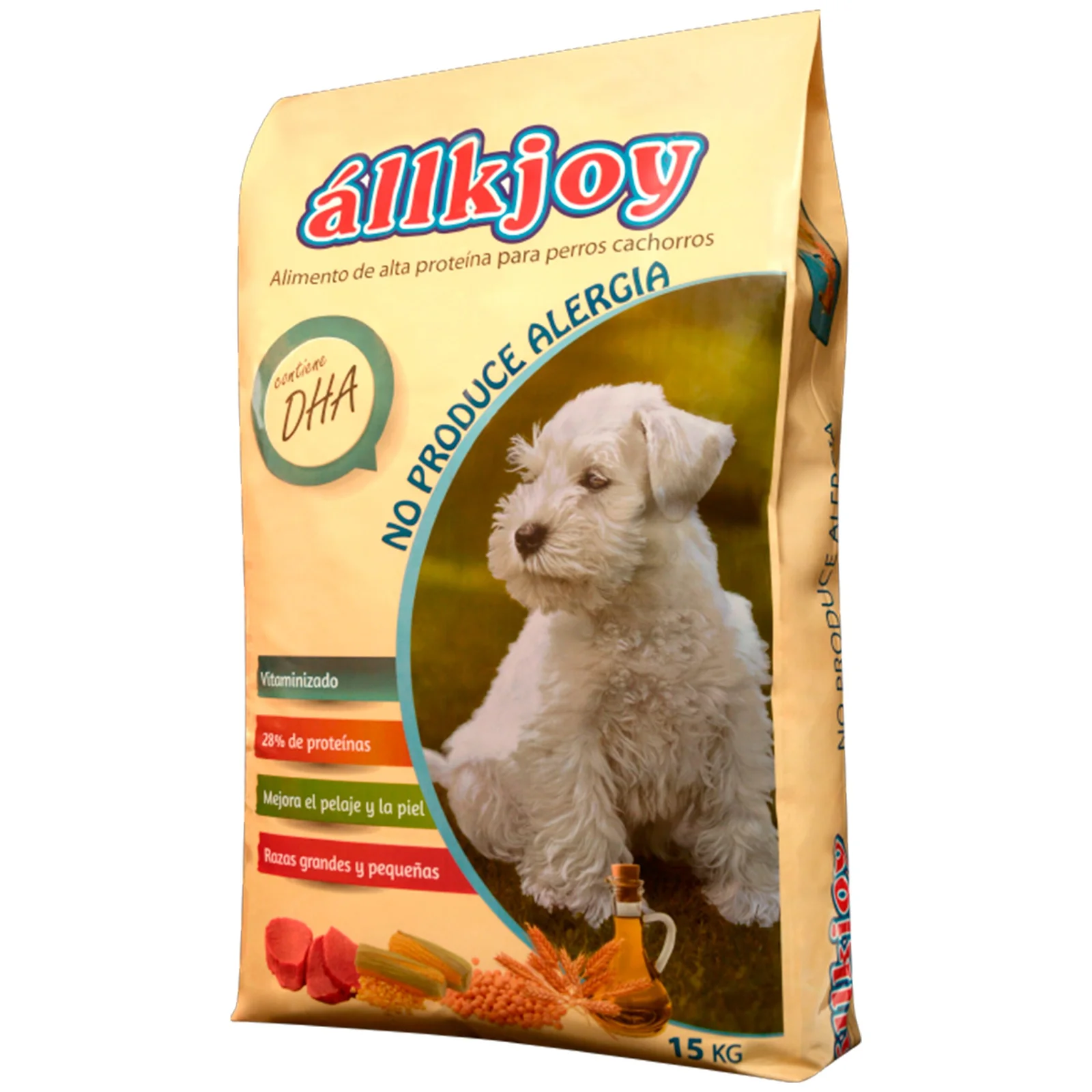 Allkjoy Cachorro Razas Grandes y Pequeñas – Hipoalergénico – 15Kg
