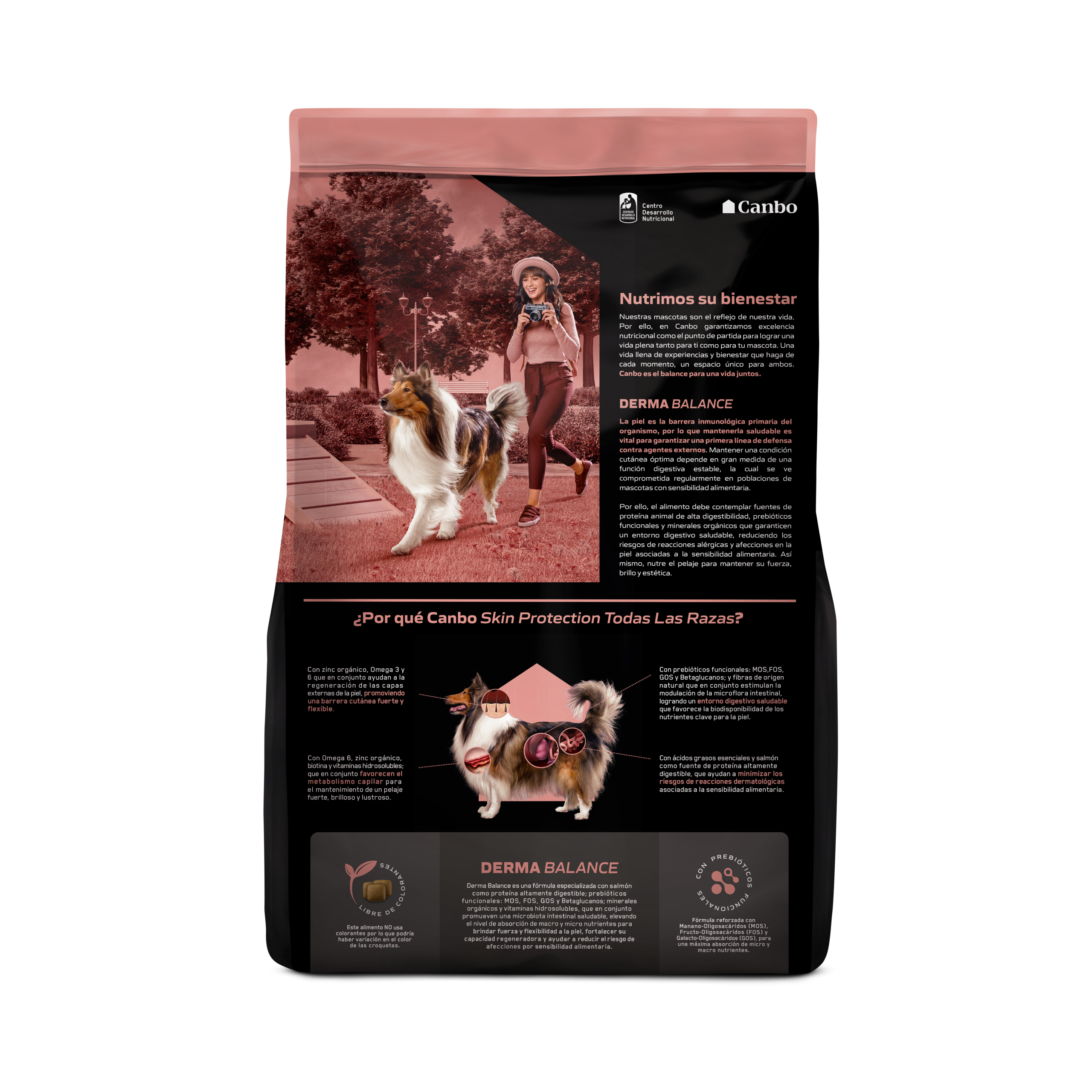 Canbo Dog Skin Protection Con Salmon T.Rz Ad 3kg - Imagen 2