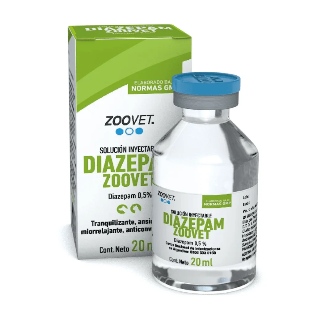 Diazepam 0.5% Zoovet X 20 ML