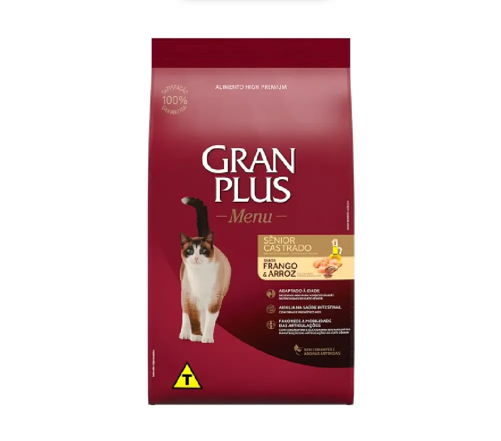 Gran Plus Gato Senior Castrado Pollo y Arroz