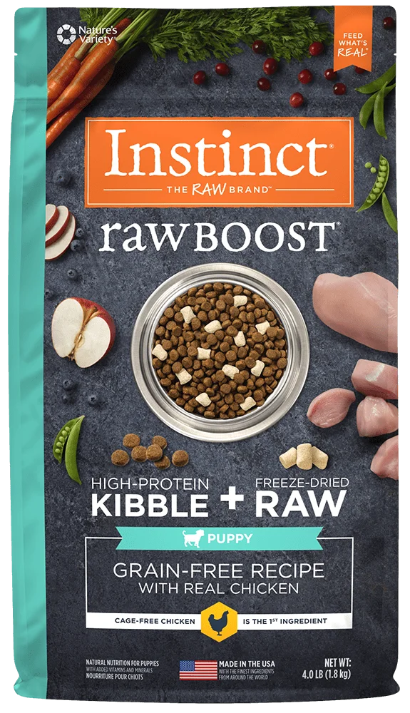 Instinct Raw Boost Kibble Cachorro Pollo 1.8 Kg