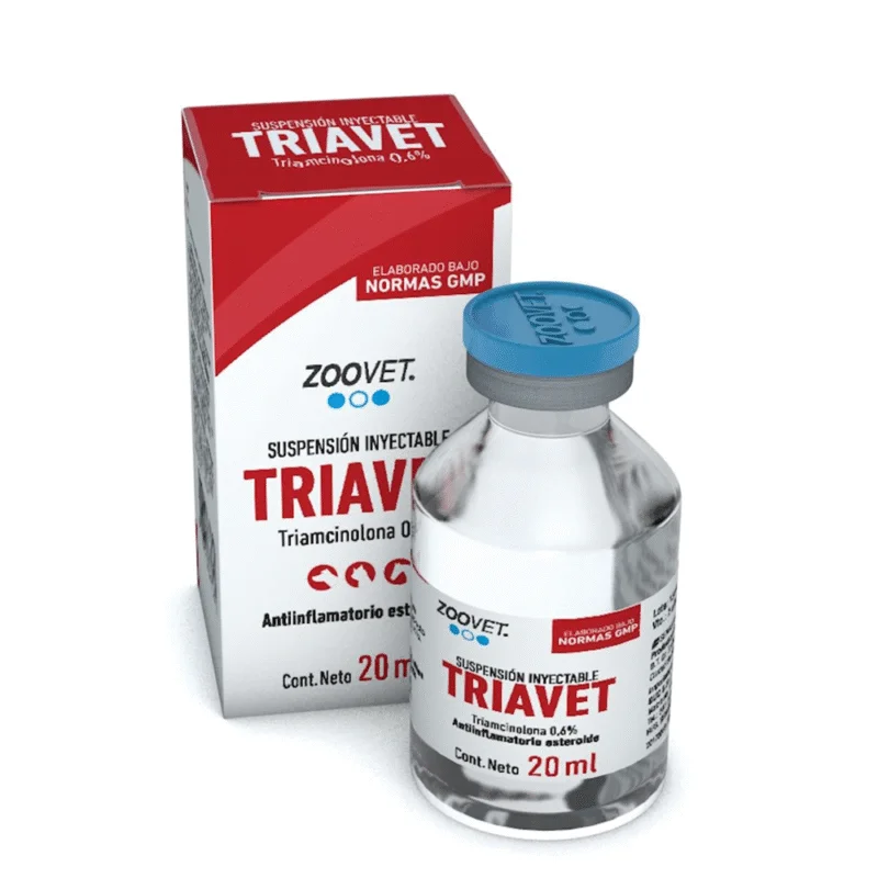 TRIAVET Acetonida de Triamcinolona 0.6% x 20 ML