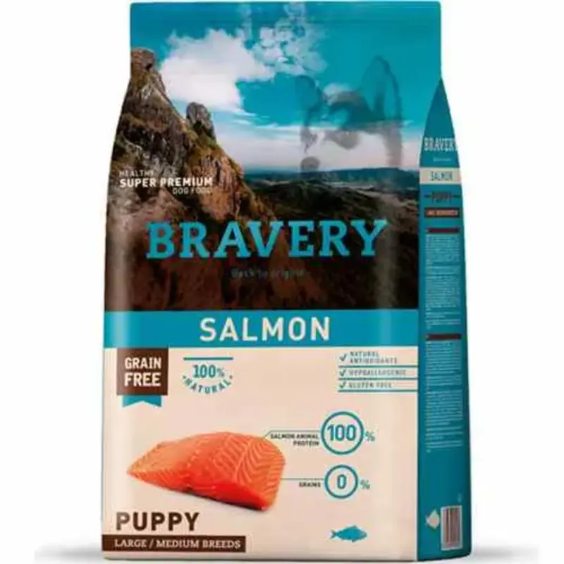 Bravery Salmon Puppy Large/Medium Breeds