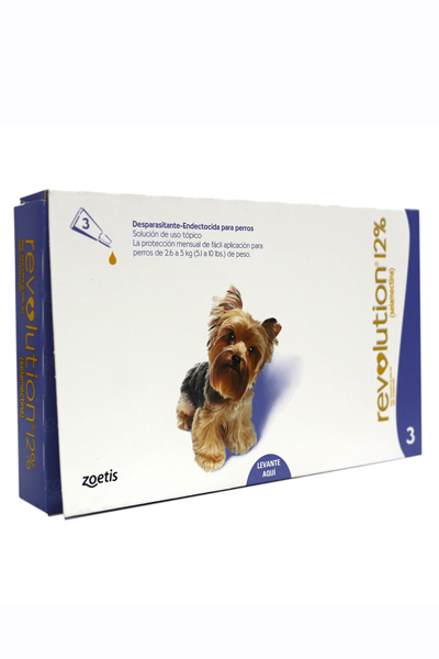 Revolution Pipeta 2.6 a 5 kg Caja x 3 unid